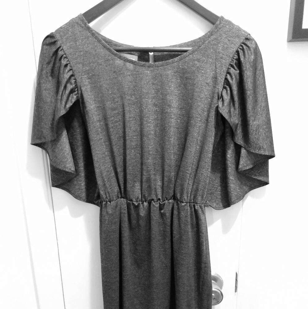 Fun funky gray dress